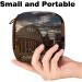 Beautiful City Look Portable Menstrual Cup Bag - Stylish & Compact Zipper Pouch for Teens & Women - Ideal Menstruation Accessories - Buy Online on GoSupps.com