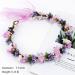 Chanaco Flower Crown - Floral Headband for Women, Wedding, Baby Shower, Girls - Boho Purple Headpiece - Buy Online on GoSupps.com