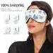 Haskirky Light Blocking Eye Mask - Breathable & Adjustable for Men and Women | Ideal for Travel, Yoga, Meditation, Office, and Deep Sleep - Butterfly Floral Design - Buy Online on GoSupps.com