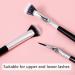 3PCS Angled Mascara Fan Brushes - Scalloped Lash & Eyebrow Tool Set for Perfect Eyelashes | No Smearing No Clumping - Buy Online on GoSupps.com