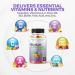 Multivitamin Gummies for Adults and Kids | Vitamin A C D3 E B6 B12 Biotin Zinc | No HFCS, Gluten, or Artificial Sweeteners | 60 Gummies - Buy Online on GoSupps.com
