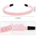 Jaciya Rhinestone Headband for Women - Sparkly Crystal Beaded Fashion Hair Accessory in Pink/Champagne - Buy Online on GoSupps.com