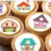24 edible PRE CUT Houses house home style kids childrens party decorations Wafer Paper Cupcake Fairy Cake Toppers - Buy Online on GoSupps.com