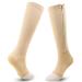 MDRCG compression stockings women and men class 2 compression socks with zipper nylon open knee support toe for varicose veins edema flight xxl e