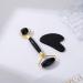 Yssarea Obsidian Roller & Gua Sha Set | 100% Natural Obsidian Stone | Dual-Sided Face Massager | Reduces Aging Signs | International Shipping - Buy Online on GoSupps.com