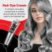 Silver Grey Natural Hair Colour Cream Unisex Hairstyle Temporary Colour DIY Fashion Permanent Light Grey - Buy Online on GoSupps.com