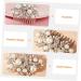 TOVINANNA Bridal Comb Bride Pearls Hair Comb Bridal Hair Comb Bridesmaid Hair Comb Bride Hair Comb Wedding Hair Accessory Rhinestone Hair Comb Wedding Hair Comb - Buy Online on GoSupps.com