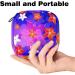 Menstrual Pad Bag with Zipper - Floral Women's Tampon Pouch - Travel-Friendly Napkin Storage for Girls - Buy Online on GoSupps.com