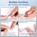 3PCS Cuticle Pusher & Gel Polish Remover Set | Professional Nail Files & Tools for Manicure & Pedicure | Durable Salon Quality Metal Acetone Scraper - Buy Online on GoSupps.com