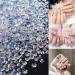 5000pcs White Flat Back Gems Round Crystal Rhinestones For DIY Nail Art White Flat Back Gems - Buy Online on GoSupps.com