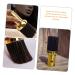 Fomiyes Retractable Powder Brush for Men - Hairdresser Cleaning & Shaving Brush | Gold 13.5x6 cm | Perfect for Neck Cleaning & Grooming - Buy Online on GoSupps.com