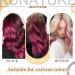 Runature Pink I Tip Human Hair Extensions | 16 Inch Keratin Hot Pink ItTips | Cold Fusion 20g Stick Tip Hair Extensions - Buy Online on GoSupps.com