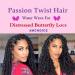8 Packs 18 Inch Water Wave Passion Twist Crochet Hair for Black Women - Long Bohemian Braiding Extensions in 1B - Buy Online on GoSupps.com