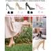 12 Pairs Heel Protectors for High Heels - Non-Slip Stiletto Heel Caps | Noise Reducing Grass Friendly - White & Black Available - Buy Online on GoSupps.com