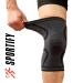 SPORTIFY your Knees: 2 Pack Premium Compression Sleeves - Knee Braces for Gym & Sports Pain Relief and Support MEDIUM BLACK - Buy Online on GoSupps.com