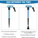 6 Pieces Nordic Walking Stick Rubber Buffers - 3 Pairs of 11mm Hiking Stick Pads - Compatible with All Common Nordic Walking Sticks - Buy Online on GoSupps.com