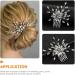 FRCOLOR Set of 3 Comb Prom Headband Wedding Tiara Hair Accessories Hair Combs Wedding Hair Clips for Brides Hair Combs Rhinestones Headpiece Hairpiece Bridal Plastic - Buy Online on GoSupps.com