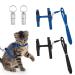 Adjustable scraps cat lines 2 pieces of cat vest with a leash and 2 pieces of pet ida day adjustable nylon harnesses cat leash outbreak -safe cat vest cat dishes for small cats and rabbit