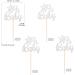 24 Pcs Snowflake Oh Baby Cupcake Topper Silver Pattern 4 Silver - Buy Online on GoSupps.com
