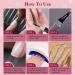 TuDou Soft Gel Full Cover Nail Tips 480PCS - Clear Coffin & Almond Gelly Tips for Soak off Nail Extensions - False Press on Nails Set for Salon and DIY - 10 Sizes & 2 Shapes - Buy Online on GoSupps.com