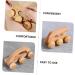 Magiclulu 2-Piece Wood Massage Roller | Back Massager & Foot Massage Device for Deep Tissue Relief - Buy Online on GoSupps.com