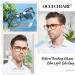OCCI CHIARI XL Blue Light Blocking Bifocal Reading Glasses for Men - 1.5x Transition Readers in Brown | International Shipping Available - Buy Online on GoSupps.com