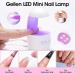 Gellen Gel Nail Kit - 240Pcs Short Square Gel Tips Solid Nail Glue & UV/LED Light - DIY Home Salon Manicure Set - Buy Online on GoSupps.com