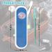 2024 2-in-1 Nasal Hair Cutter & Trimmer - Double Sided Manual Nose Hair Razor with 360 Rotation & Ear Picker for Men & Women - Blue - Buy Online on GoSupps.com