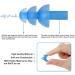uxcell Waterproof Silicone Swimming Earplugs - 3 Pairs Soft Mushroom Design Comfortable Ear Protection for Men & Women - Blue - Buy Online on GoSupps.com