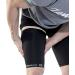 Zensah Thigh Compression Sleeve | Quad & Hamstring Support for Men and Women - Medium Black - Buy Online on GoSupps.com
