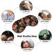 Soft & Comfortable Sleeping Eye Mask - Floral Chinese Peonies Adjustable Light Blocking Eye Shade for Restful Sleep - Buy Online on GoSupps.com