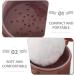 Vaguelly Houppette et r cipient : tui de voyage pour poudre pour femmes et b b s support portable et mignon pour la maison et les voyages Coffee - Buy Online on GoSupps.com