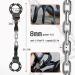 Mezelon e-Scooter Castle 8mm - High Security Bicycle Lock | Durable Handlock for E-Scooters Bicycles & Motorcycles | Premium Resilient Locks in Black - Buy Online on GoSupps.com