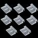 Saim 8 PCS Acrylic Aquarium Cover Clip,Clear Fish Tank Glass Cover Clip Support Holder,Universal Lid Clips for Rimless Aquariums (6mm,8mm,10mm,12mm) 6mm/0.24inch