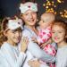 Ulife Mall 3D Christmas Reindeer Sleep Mask - Funny Plush Eye Mask for Kids & Adults - Fluffy Cartoon Design for Parties & Travel - Beige & White - Buy Online on GoSupps.com
