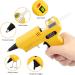 REIDEA Mini Hot Glue Gun Fast Heating for DIY Arts & Crafts - Home Repairs - Card, Plastic, Wood, Glass & Fabric - Yellow - Buy Online on GoSupps.com