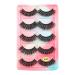 UAMOU Lashes 10/20/50/100 Boxes Mink Eyelashes 5 Pairs Natural False Eyelashes Thick Fluffy Faux Cils Lashes In Bulk G6 Cheerfully (Color : G619CS Size : 30 boxes)