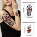 77 Sheets Vintage Temporary Tattoos - Old School Flower Swallows Butterflies Tiger Scorpion Snake Hand Owl Swords - Men Women Girls - Half Arm Fake Tattoos - Buy Online on GoSupps.com