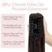 Shop 7A Remy Real Hair Clip-In Ponytail Extensions - Dark Brown 40cm Smooth Braid & Claw Clip - Buy Online on GoSupps.com