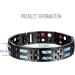 Carbonblue Magnet Bracelet Carbon Blue Titanium Magnetic Therapy Bracelet Magnetic Slim Fit Bracelet Magnetotherapy Body Firming Bracelet Double Row Strong Magnets Bracelet - Buy Online on GoSupps.com
