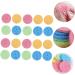 1 Set of 20 Wooden Sponge Cellulose Makeup Sponge Cellulose Sponge Mouth Frosted Powder Puff Face Pad Mixer Foundation Wood Pulp Cotton - Buy Online on GoSupps.com