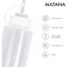 MATANA 8 Large Sauce Bottles Condiment Bottles Plastic Bottles with Cap 500ml - Solid & BPA Free - Buy Online on GoSupps.com