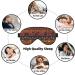 African Mud Cloth Tribal Print Eye Mask | Unisex Soft Comfort Sleep Shade for Travel Yoga & Shift Work - Buy Online on GoSupps.com