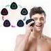 Facial Cleansing Brush Vibrating Face Scrubber Waterproof Rechargeable Silicone Electric Exfoliator 15 Cleansing Mode 5 Function Lights Facial Cleanser Device Deep Cleansing for Exfoliating Massaging slight