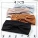Aceorna Wide Knotted Headbands 4 Pcs - Stretchy Yoga Hair Bands for Women & Girls (Style A) - Buy Online on GoSupps.com
