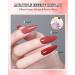 Fast Drying Cherry Red Nail Gel Polish - Long-Lasting High Glossy Shine 15ml Water-Based Lacquer for Home Manicure & Gifts - Buy Online on GoSupps.com
