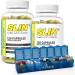 Kinara Enhanced Labs - 2 Pack SLIN Carb Converter - Glucose Disposal Agent for Loading Carbs into Muscle Tissue with Kinara Pill Organizer