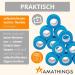 Amathings 6 Self-Adhering Bandages | 2.5cm x 4.5m | Non-Adhesive Pain-Free Finger & Toe Tape | Ideal for Home & Travel - Buy Online on GoSupps.com