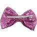 Topkids Accessories Large Sequin Bow on 8cm Beak Hair Clip - Party Sparkly & Bright - for Girls Women Ladies Children (Lilac) - Buy Online on GoSupps.com