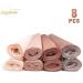 NICROLANDEE 8 Rolls Rose Gold Crepe Paper for DIY Gift Wrapping, Crafts, Wedding - 20 x 6.56 ft - 4 Colors - Buy Online on GoSupps.com